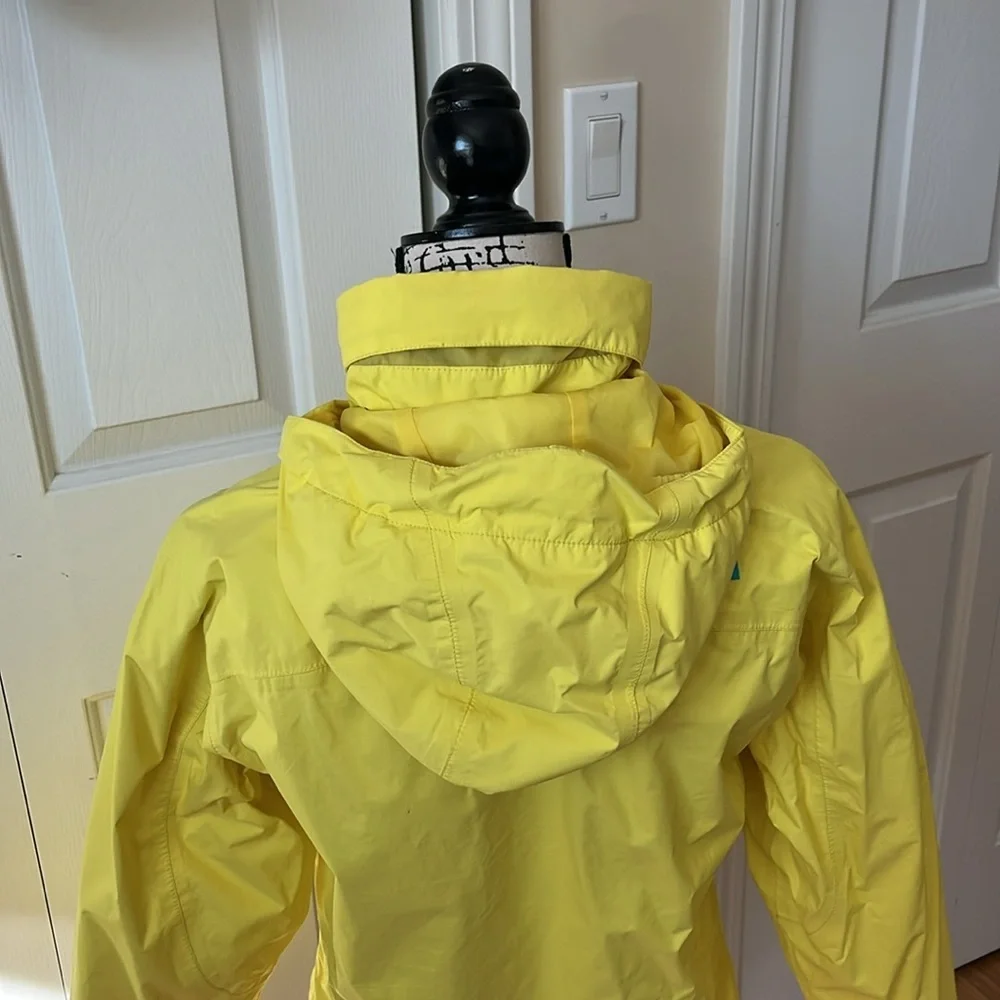 The North Face Hyvent Youth Girl Yellow Rain Jacket. Size XL 18 - Picture 8 of 15